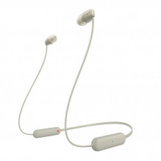 Наушники Sony WI-C100 Beige (WIC100C.CE7)