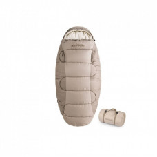 Спальный мешок Naturehike овальний PS200 NH20MSD03 правий, бежевий (6927595765456)