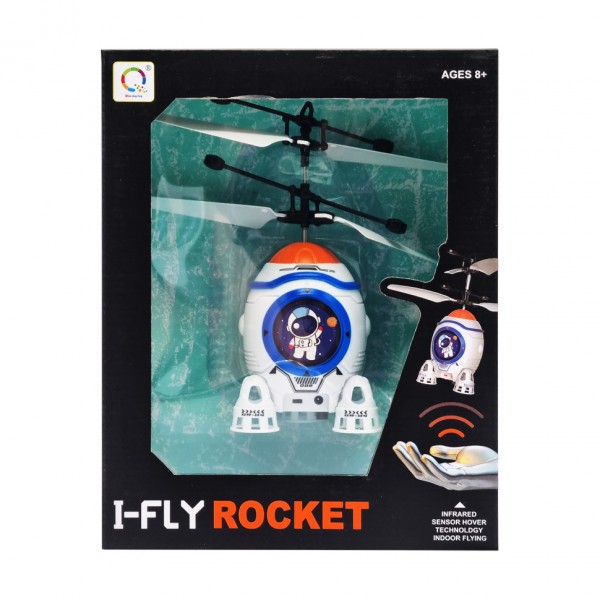 Летающая интерактивная игрушка Ракета I-FLY ROCKET 2740C на аккумуляторе Летающая интерактивная игрушка Ракета I-FLY ROCKET 2740C на аккумуляторе