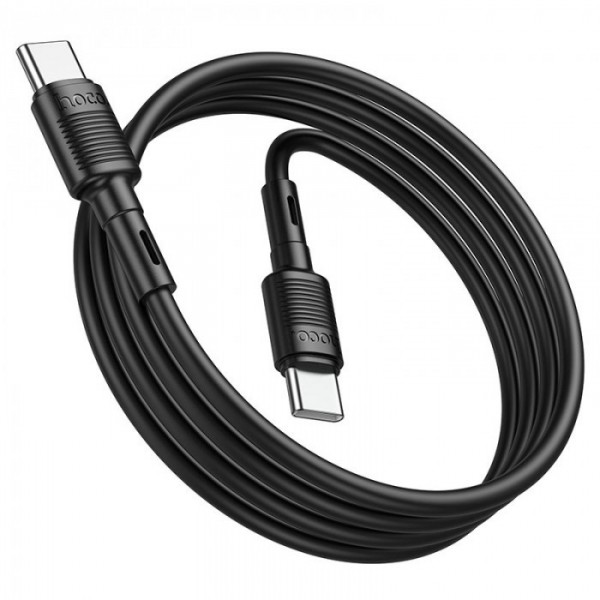 Кабель HOCO X83 Victory Type-C to Type-C 1м charging, ток до 3A для смартфонов 60W Чёрный (51360) Кабель HOCO X83 Victory Type-C to Type-C 1м charging, ток до 3A для смартфонов 60W Чёрный (51360)