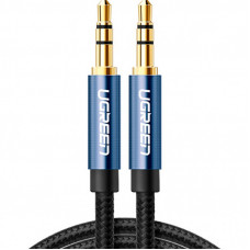 Кабель мультимедийный 3.5mm M to 3.5mm M 2.0m AV112 blue Ugreen (10687)