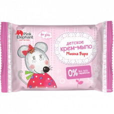 Детское мыло Pink Elephant крем Мишка Варя 90 г (8588006037470)