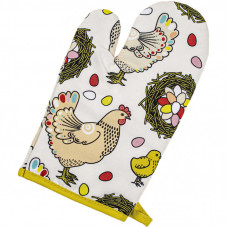 Кухонная прихватка Home Line Рукавица Курочки 17x28 см (182829)