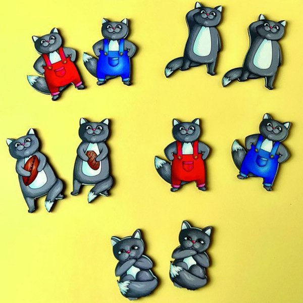 Настольная игра "Найди одинаковых кошек" Ubumblebees (ПСД217) PSD217 на внимание Настольная игра "Найди одинаковых кошек" Ubumblebees (ПСД217) PSD217 на внимание