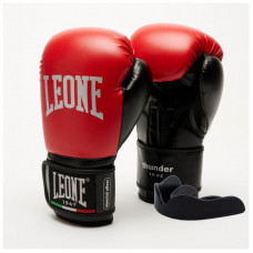 Боксерские перчатки Leone GN383 Thunder Red 10 унцій (GN383_Red_10oz)