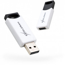 USB флеш накопитель eXceleram 32GB H2 Series White/Black USB 2.0 (EXU2H2W32)