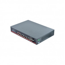 Коммутатор сетевой FoxGate S5808GP-G2S2-AI (120W)