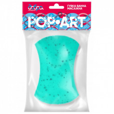 Губка для купания Добра Господарочка массажная Pop-Art 160 х 110/90 х 55 мм (4820086521550)