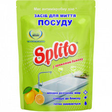 Средство для ручного мытья посуды Splito Лимон дой-пак 500 мл (4820049383560)