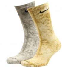 Носки Nike U NK EVERYDAY PLUS CUSH CREW DM3407-907 38-42 2 пари Жовтий/Сірий (195867007610)