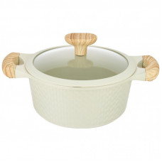 Кастрюля Resto Ran біла 20 см 2.4 л (93801)