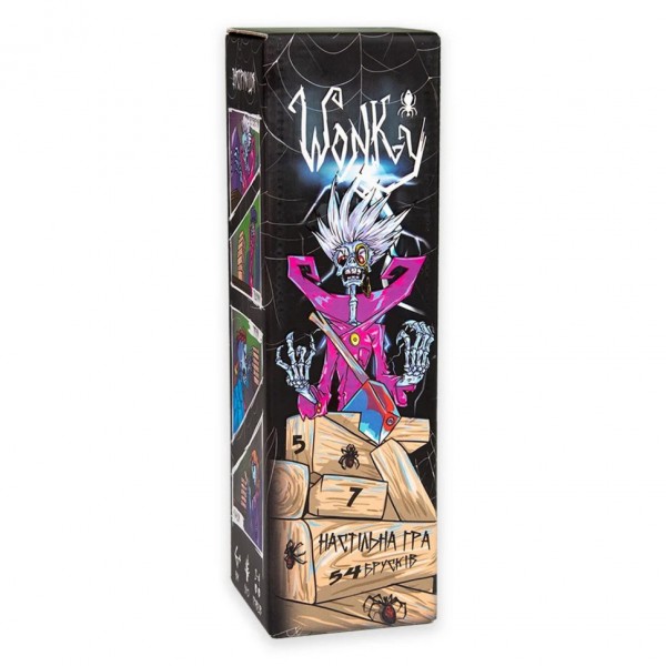 Развлекательная игра "Wonky" 30358 деревянная, на украинском языке Развлекательная игра "Wonky" 30358 деревянная, на украинском языке