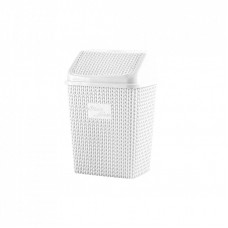 Контейнер для мусора Violet House 0026 Виолетта White 10 л (0026 Виолетта WHITE 10 л)