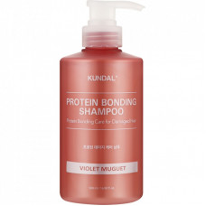 Шампунь Kundal Protein Bonding Shampoo Violet Muguet Для поврежденных волос 500 мл (8809809429003)