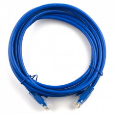 Патч-корд 1м, RJ-45, Cat.5e, CU, медь, синий Ritar (PCR-CU/1Be / 04270)