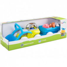 Спецтехника Viking Toys Трактор с прицепом и животными и подарочной упаковкой (781234)