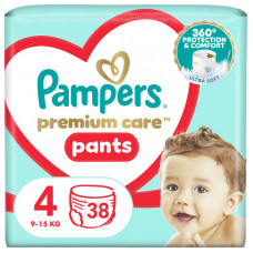 Подгузники Pampers Premium Care Pants Maxi Размер 4 (9-15 кг) 38 шт (8001090759832)