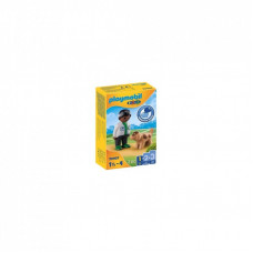 Конструктор Playmobil 1.2.3 Ветеринар с собакой (70407)