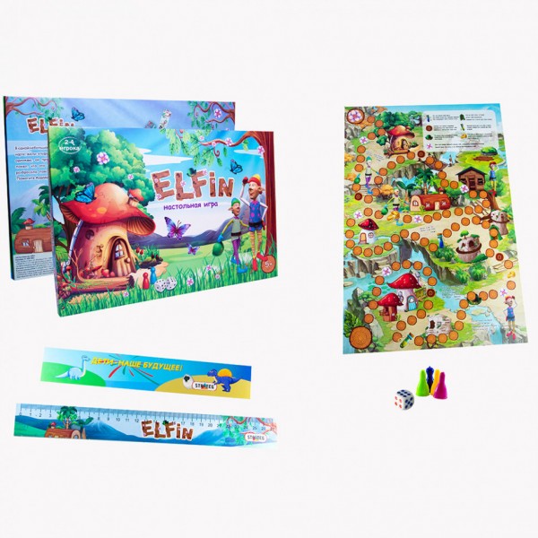 Настольная Игра-бродилка "Elfin" 30512 (рус.) Настольная Игра-бродилка "Elfin" 30512 (рус.)