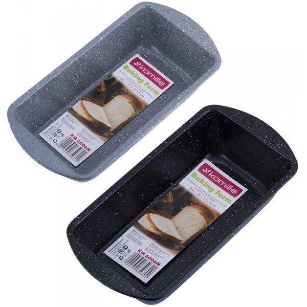 Форма Kamille Bakery Marble для випічки 25х12х5см хлібна (88980)