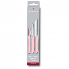 Набор ножей Victorinox SwissClassic Paring Set 3 шт Universal Pink (6.7116.31L52)