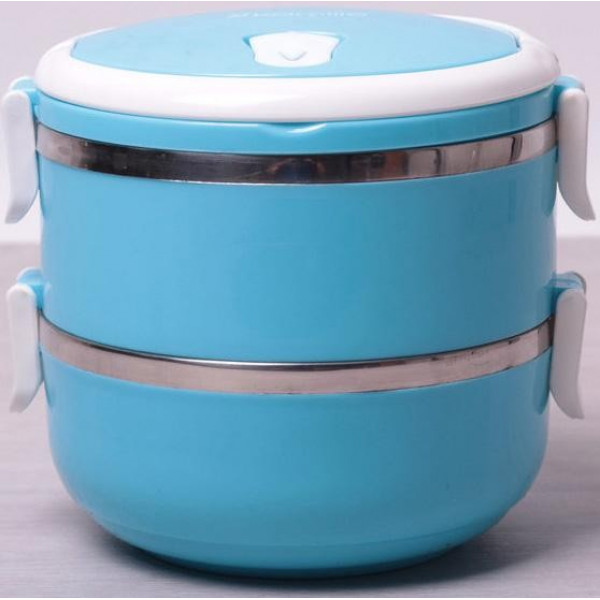 Ланч-бокс Kamille Food Box 2 ємності по 700 мл, 16.5х15х15см (116290) Ланч-бокс Kamille Food Box 2 ємності по 700 мл, 16.5х15х15см (116290)