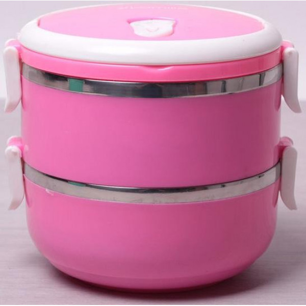 Ланч-бокс Kamille Food Box 2 ємності по 700 мл, 16.5х15х15см (116290) Ланч-бокс Kamille Food Box 2 ємності по 700 мл, 16.5х15х15см (116290)
