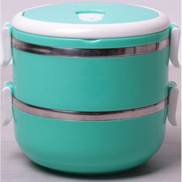 Ланч-бокс Kamille Food Box 2 ємності по 700 мл, 16.5х15х15см (116290) Ланч-бокс Kamille Food Box 2 ємності по 700 мл, 16.5х15х15см (116290)