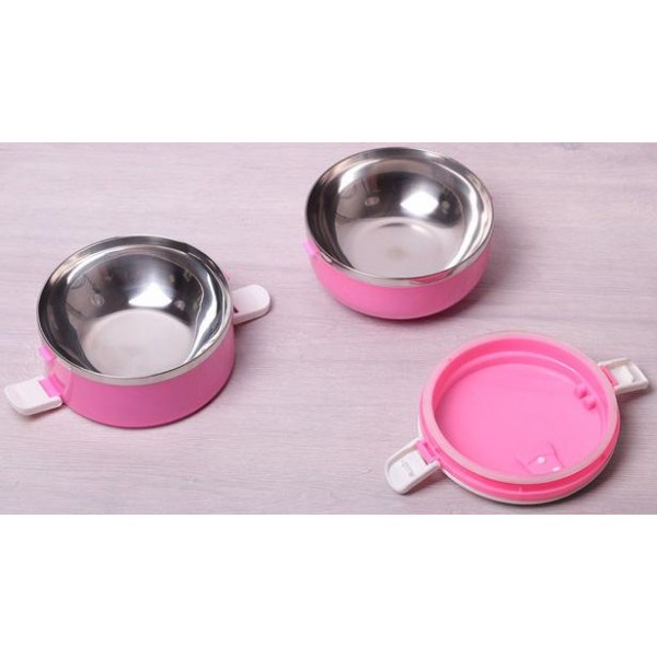 Ланч-бокс Kamille Food Box 2 ємності по 700 мл, 16.5х15х15см (116290) Ланч-бокс Kamille Food Box 2 ємності по 700 мл, 16.5х15х15см (116290)