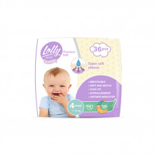 Подгузники Lolly Premium Soft 4 (7-18 кг) 36 шт (4820174981044)