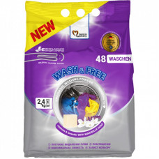 Стиральный порошок Wash&Free Universal Жасмин и лаванда с марсельским мылом 2.4 кг (4262396140890)