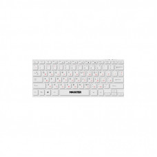 Клавиатура Maxxter KBM-C01W-UA USB UA White (KBM-C01W-UA)