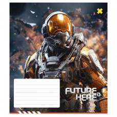 Тетрадь ученическая «Future is Here» 012-3417K-3 в клеточку, 12 листов