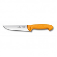 Кухонный нож Victorinox Swibo, Butcher, широкий, оранжевый, 18 см (5.8421.18)
