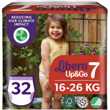 Подгузник Libero UpGo 7 16-26 кг 32 шт HERO (7322541091044)