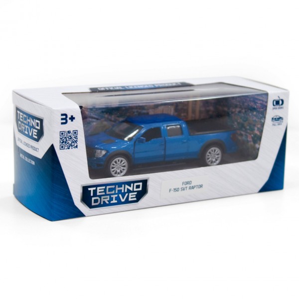 Детская автомодель FORD F-150 SVT Raptor TechnoDrive 250263 синий