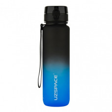Бутылка для воды 3038(Black-Blue) 1000 мл, черно-синяя