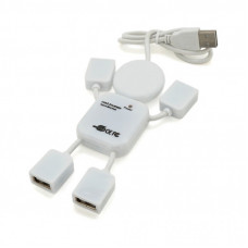 Концентратор Voltronic USB 2.0 to 4xUSB man OEM (YT-HM4-W)