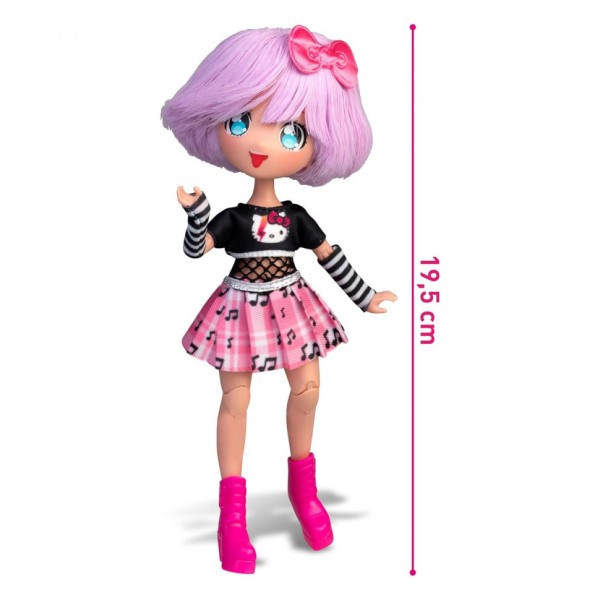 Детская кукла "Тедди Рок" 4SF Manga Dolls HKTF0100 серии "Hello Kitty"