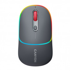 Мышка Canyon MW-22 Dual Band RGB Wireless Dark Grey (CNS-CMSW22DG)