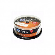 Диск CD HP CD-RW80 700MB 4X-12X Spindle 25шт (69313/CWE00019-3)