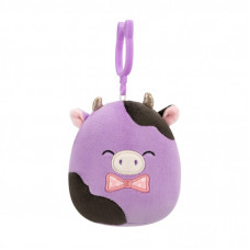 Брелок Squishmallows на клипсе - Коровка Олекси 9 см (SQCP00463)