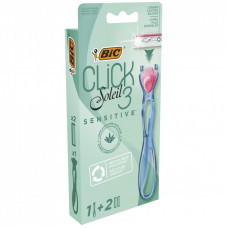 Бритва Bic Click 3 Soleil Sensitive с 2 сменными картриджами (3086123644953)