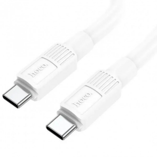 Кабель HOCO X84 Solid Type-C to Type-C 1м charging, ток до 3A для смартфонов 60W Белый (104021) Кабель HOCO X84 Solid Type-C to Type-C 1м charging, ток до 3A для смартфонов 60W Белый (104021)