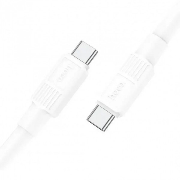 Кабель HOCO X84 Solid Type-C to Type-C 1м charging, ток до 3A для смартфонов 60W Белый (104021) Кабель HOCO X84 Solid Type-C to Type-C 1м charging, ток до 3A для смартфонов 60W Белый (104021)