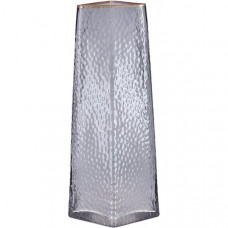 Ваза скляна Ancient Glass "Elegant" Ø13x27см, сіре димчасте скло (112321)