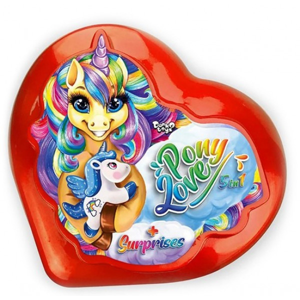 Набор креативного творчества "Pony Love" BPS-01-02U укр (Красный)