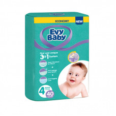 Подгузники Evy Baby Maxi Twin 7-18 кг 40 шт (8683881000028)