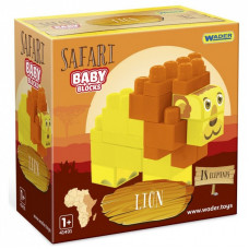 Конструктор Wader Baby Blocks Сафари - лев (41503)