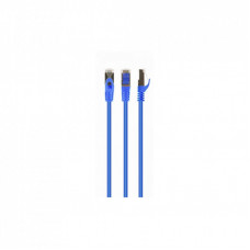 Патч-корд 3м S/FTP Cat 6A CU LSZH blue Cablexpert (PP6A-LSZHCU-B-3M)